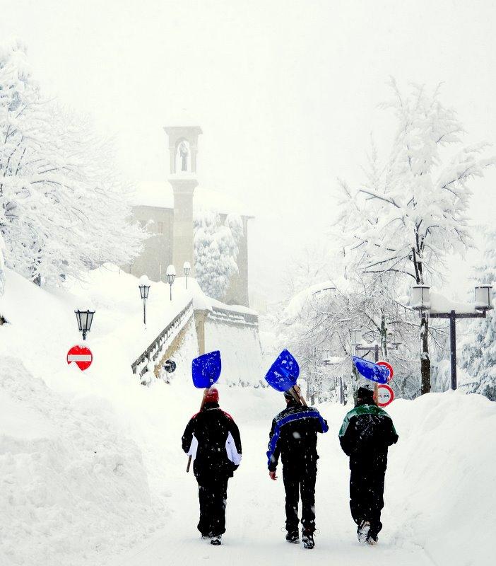 Neve a San Marino. Le foto di Paul Andolina 1