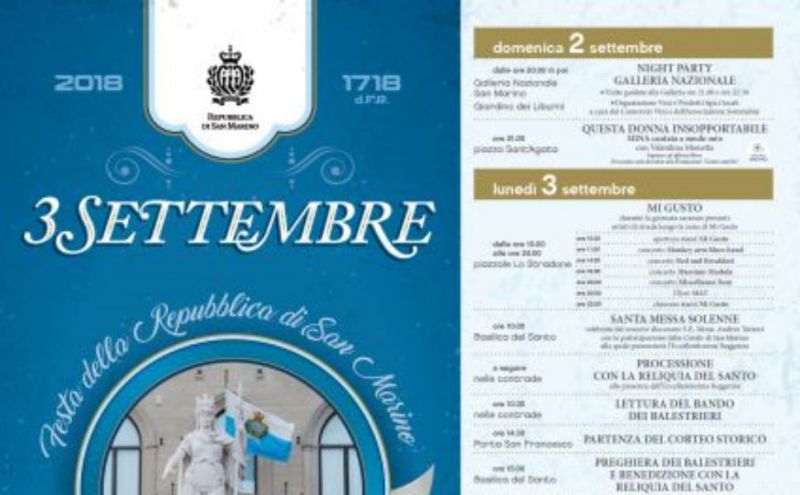 San Marino festeggia  l’anniversario di Fondazione
