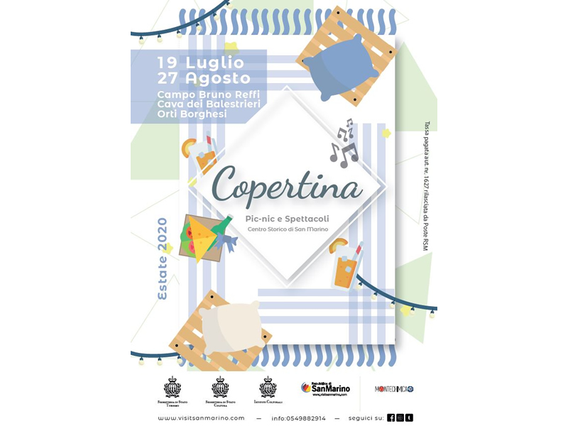 Con “Copertina”, pic-nic e spettacoli sotto le stelle nel centro storico di San Marino