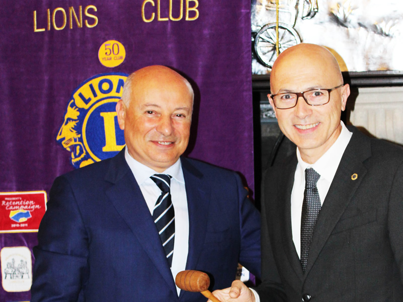 San Marino. Paolo Piva nuovo Presidente del  Lions Club San Marino Undistricted