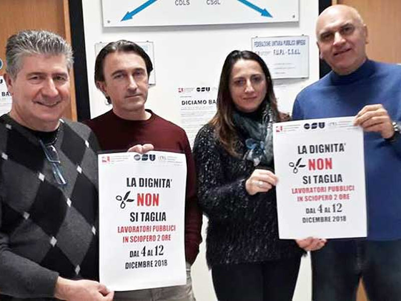 San Marino. CSU: “la dignità non si taglia: scatta lo sciopero nella Pubblica Amministrazione”