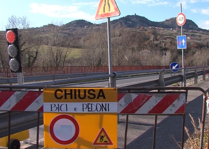 Riapre il ponte sulla SP14 a Verucchio