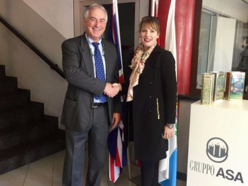 San Marino. L’ambasciatrice britannica Jill Morris visita il Gruppo ASA