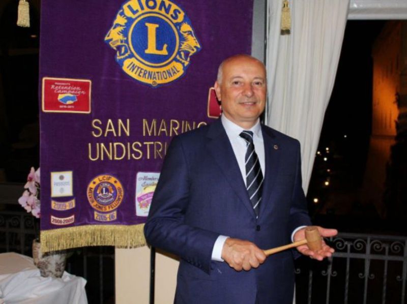 San Marino. Augusto Valentini è il nuovo presidente Lions Club San Marino Undistricted