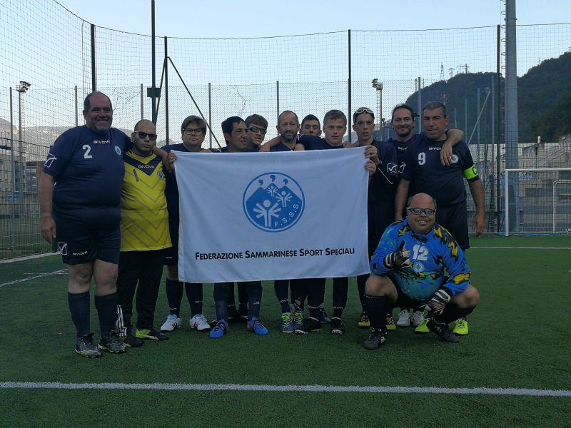San Marino. Nella Giornata Mondiale della Salute Mentale biancazzurri “speciali” giocano a Bolzano
