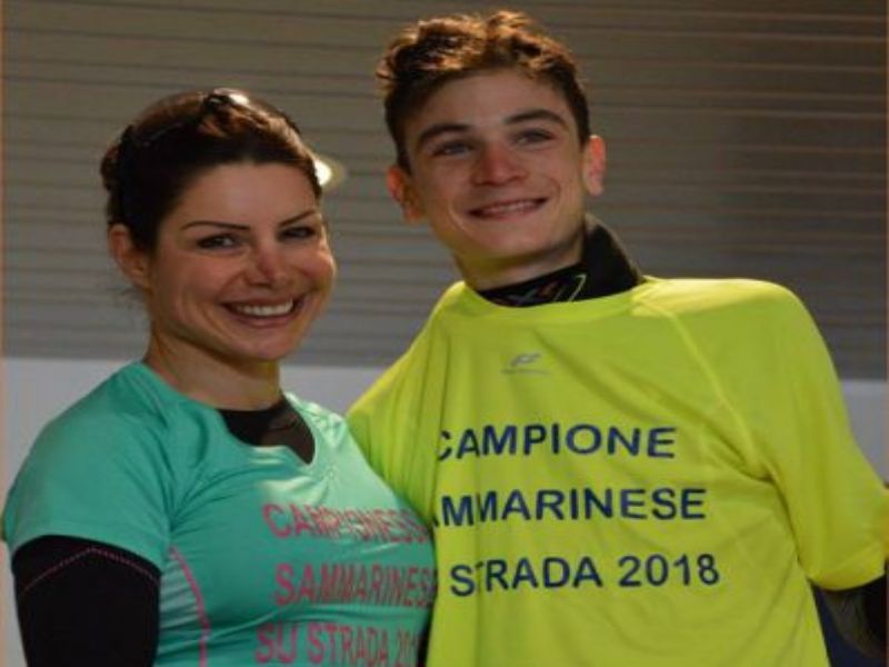 Michele Agostini e Federica Facondini campioni sammarinesi di Corsa su Strada