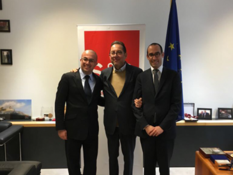 San Marino. Incontro con Gianni Pittella per i Segretari Renzi e Celli