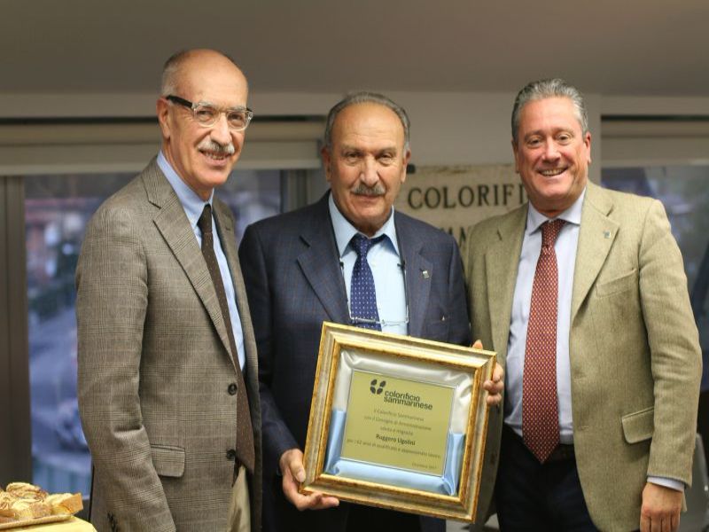 San Marino. Dopo 62 anni di lavoro al Colorificio Sammarinese Ruggero Ugolini va in pensione