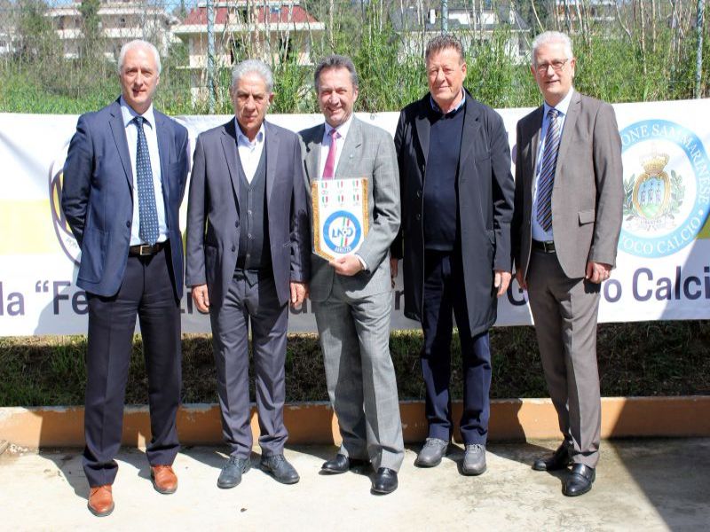 San Marino. “Il calcio aiuta”: i vertici della FSGC in Abruzzo