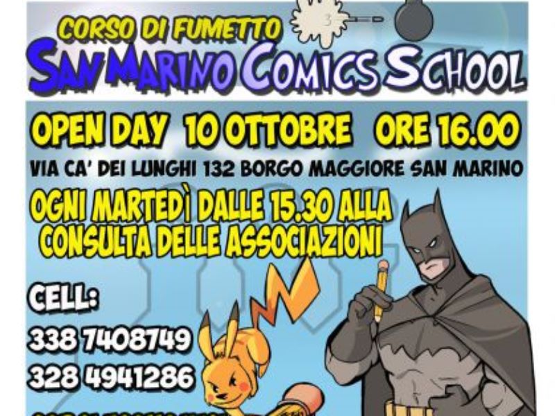 Al  via il corso di fumetto della San Marino Comics School