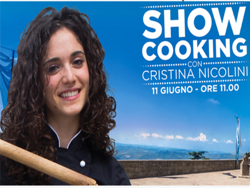 San Marino. Show Cooking con Cristina Nicolini