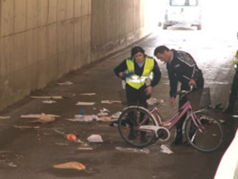 Riccione (Rn). Donna in bici trovata morta in un sottopasso