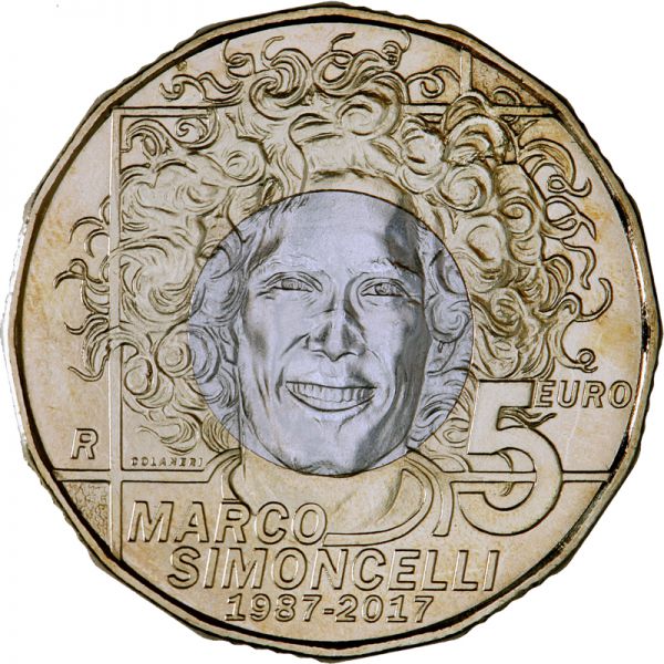 San Marino. Circolazione monete millesimo 2017 in euro, lettera circolare