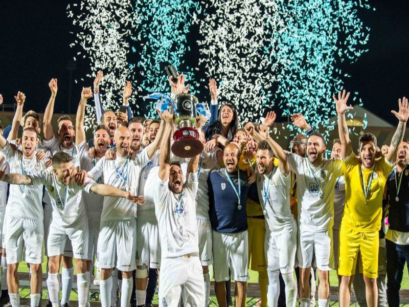 San Marino. La Fiorita alza la Coppa Titano 2017-2018. Photogallery