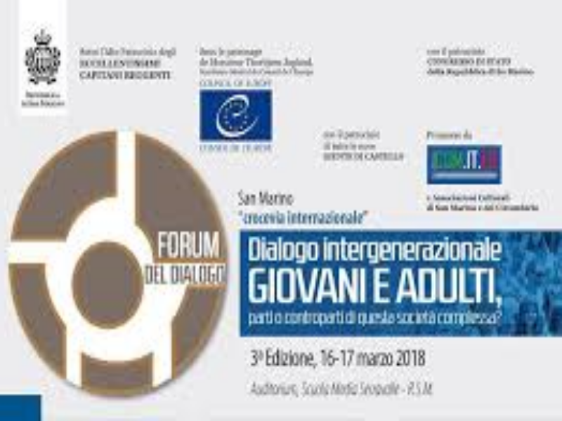 San Marino. Domani la presentazione del volume sul “Dialogo intergenerazionale tra Giovani e Adulti”