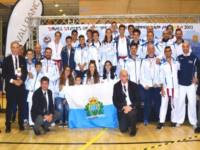 Piccoli Stati di Karate: 7 medaglie per San Marino
