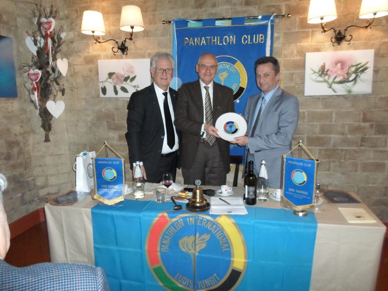 San Marino. Marco Tura e Luigi Zafferani ospiti d’onore al Panathlon Club