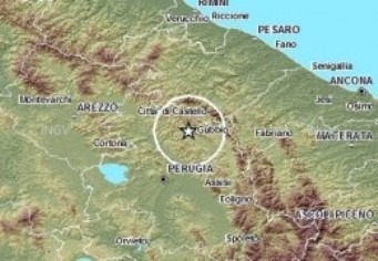 San Marino. Registrato terremoto nei pressi di Gubbio, nella notte