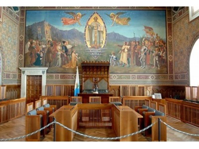 San Marino. Seduta mattutina del Consiglio Grande e Generale