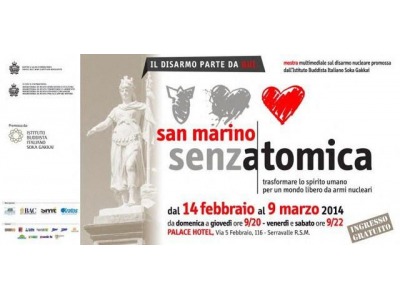 San Marino. Mostra ‘Senzatomica: per un mondo libero da armi nucleari”. L’Informazione di San Marino