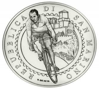 San Marino. AASFN: moneta per il ‘100° anniversario dalla nascita di Gino Bartali’