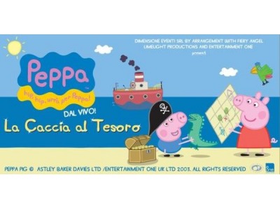 San Marino. ‘Peppa Pig, la caccia al tesoro’ al Teatro Nuovo di Dogana, sabato 5 aprile