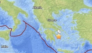 San Marino.  Grecia, terremoto (5,7) registrato dal sismografo di Casole