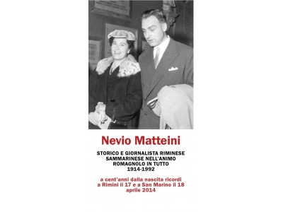 San Marino. San Marino e Rimini celebrano il giornalista Nevio Matteini in due giornate di convegno