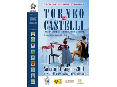 San Marino. Torneo dei Castelli: i Balestrieri Sammarinesi in piazza sabato 14 giugno