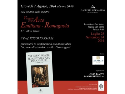 San Marino. Vittorio Sgarbi presenta il suo ultimo libro a Palazzo Arzilli