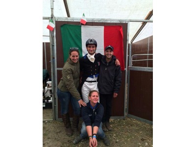 San Marino. Campionati Europei Juniores di Equitazione, Andrea Balacchi allenato da Lonfernini e  Pelloni
