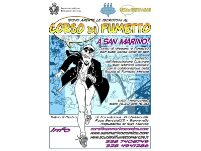 San Marino. Associazione Culturale San Marino Comics: al via il corso di fumetto