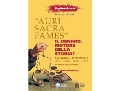 San Marino. Auri Sacra Fames: e’ il denaro il motore della Storia? Da domani al via il Festival