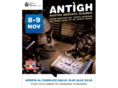 San Marino. Azzurro Shopping Center: ‘ANTIGH’ – Mostra Mercato Scambio, 8/9 ottobre