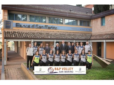 San Marino. Partnership rinnovata tra il Gruppo Banca di San Marino e la B&P Volley