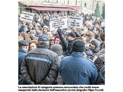San Marino. La protesta anti Smac sul Pianello. I giornali