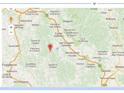 San Marino. Terremoto in Toscana, Chianti, avvertito  anche a Firenze. Registrazione del sismografo di Casole