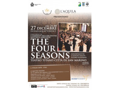 San Marino. Natale delle Meraviglie: le Quattro Stagioni di Vivaldi il 27 dicembre al Teatro Titano