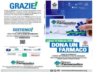 San Marino. Domani la  ‘Giornata della Raccolta del Farmaco’