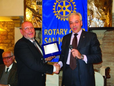 Rotary Club San Marino: assegnato Premio Professionalita’ e Carriera al dott. Ferruccio Casali