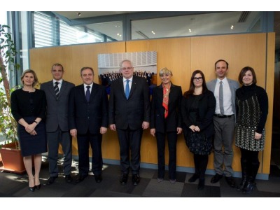 San Marino. Incontro a Strasburgo con Dean Spielmann, Presidente della Corte Europea dei Diritti dell’Uomo