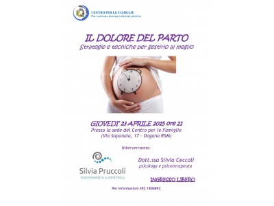San Marino. Rimandato l’incontro sulla gestione del dolore nel parto. Centro per le Famiglie