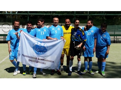 San Marino. La squadra di calcio della Fsss ad Albano Laziale  un quadrangolare Internazionale di calcio a 5