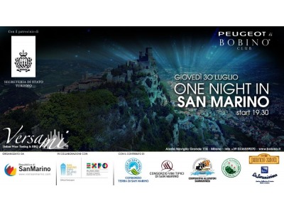 San Marino. La Serenissima: San Marino si presenta oggi al Bobino Club. Expo 2015