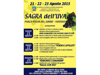 San Marino. Sagra dell’uva 2015 a Ventoso