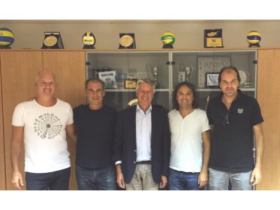 San Marino. Renato Arena, vicepresidente pallavolo europea, ha incontrato la Fspav