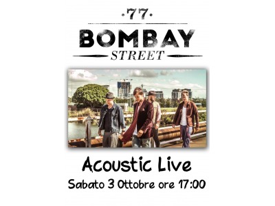 Music Store San Marino. 77 Bombay Street: live acoustic 3 ottobre 2015
