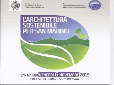Quale architettura sostenibile per San Marino? Se ne parla il 6 novembre in convegno