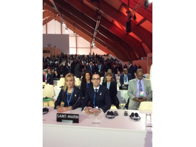 San Marino. I Capitani Reggenti a Parigi all’apertura della COP-21