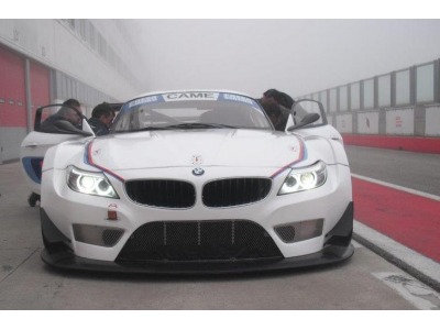 San Marino. Stefano Valli primi chilometri su BMW Z4 GT3 ex Roal